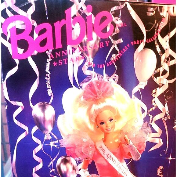 Vintage 1992 Walmart 30th Anniversary Stars Barbie NIB #2282 - Picture 4 of 7